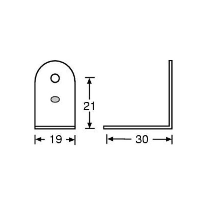 Adam Hall - 4041 - Reforço Angulo | Z-Bombilla