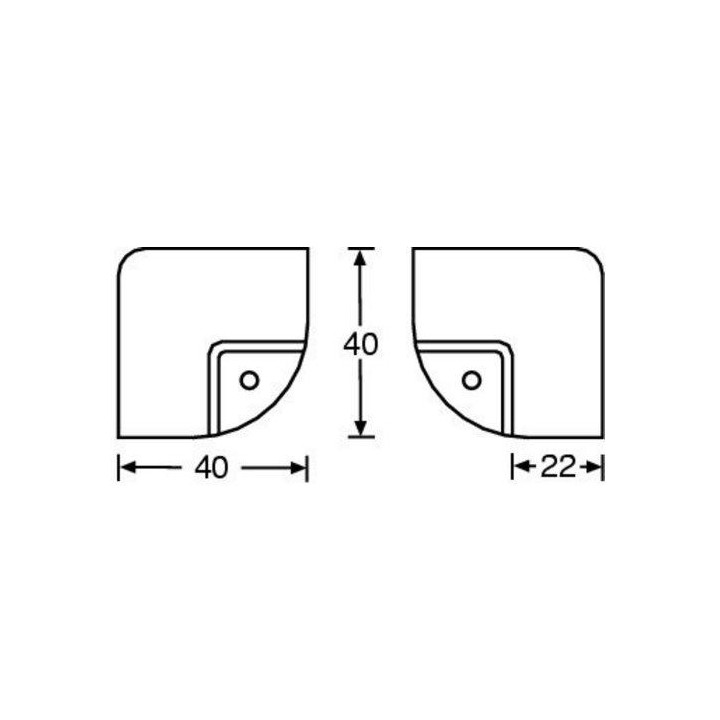 Adam Hall - 4058 - Cantoneres - Accessoris per Racks | Z-Bombilla