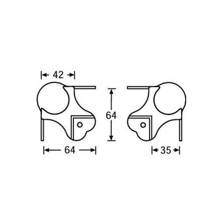 Adam Hall - 4104 - Cantoneres - Accessoris per Racks | Z-Bombilla