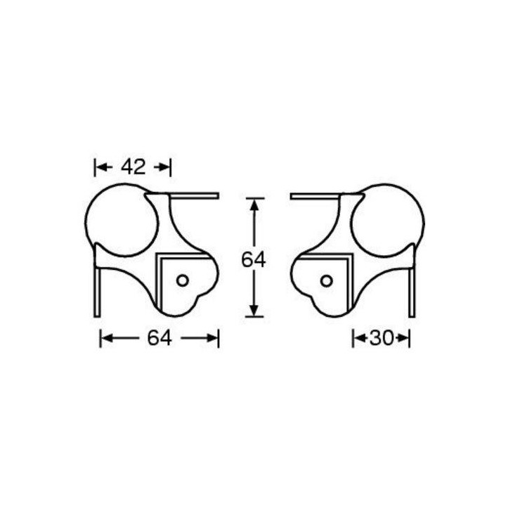 Adam Hall - 4107 - Cantoneres - Accessoris per Racks | Z-Bombilla