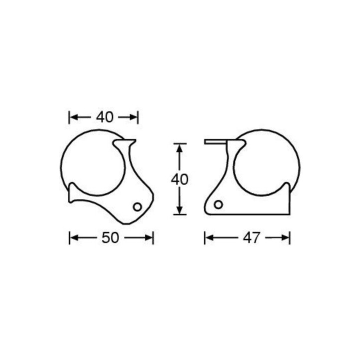 Adam Hall - 4121 - Corners - Acessórios para Racks | Z-Bombilla
