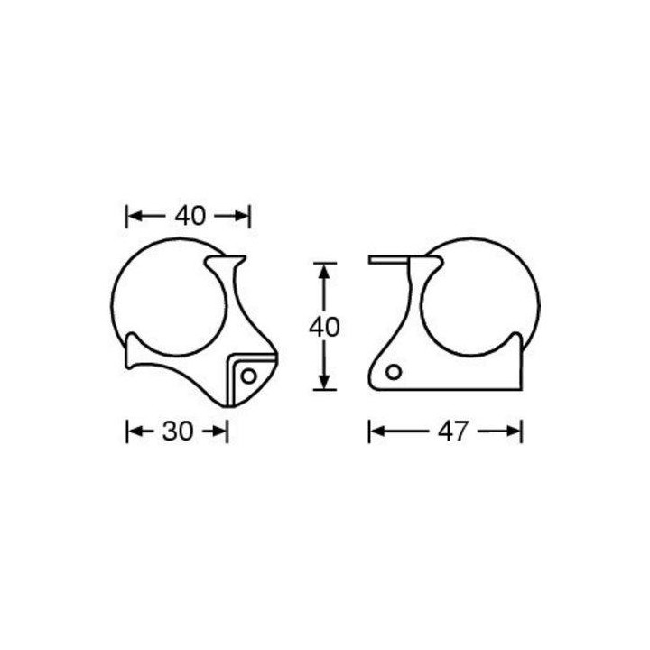 Adam Hall - 4126 - Corners - Acessórios para Racks | Z-Bombilla