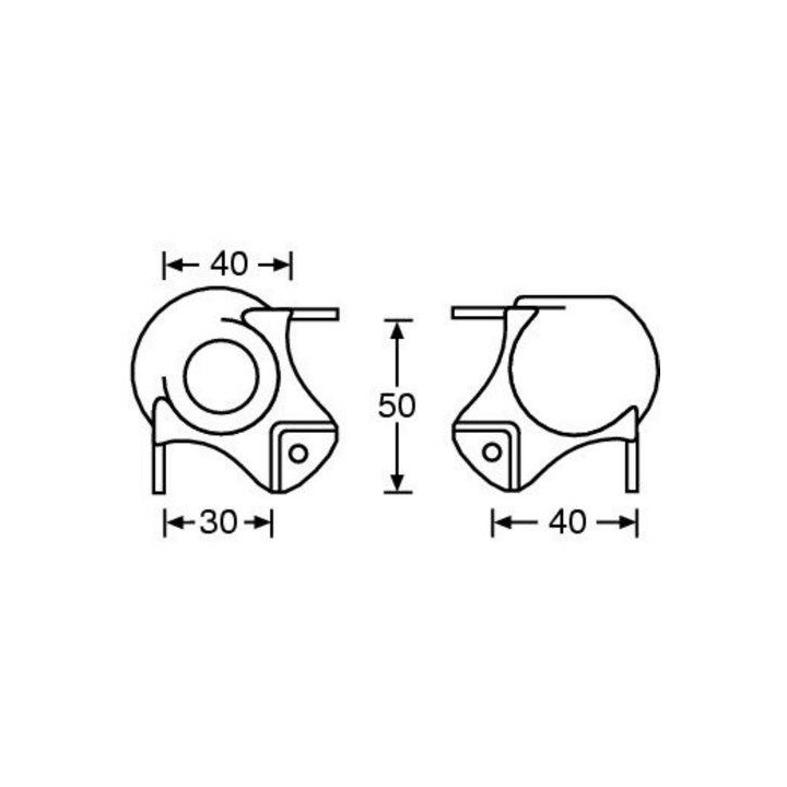 Adam Hall - 4128 - Corners - Acessórios para Racks | Z-Bombilla