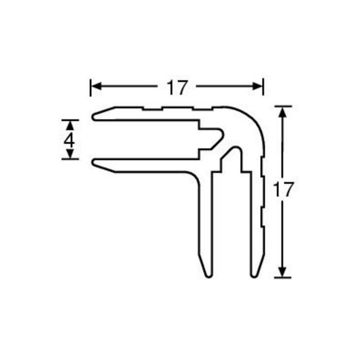 Adam Hall - 6136 - Perfis - Acessórios para Racks | Z-Bombilla