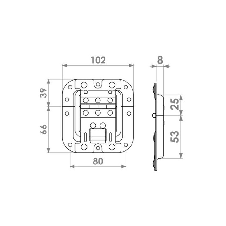 Adam Hall - 27096 - Cerniere Rack | Z-Bombilla