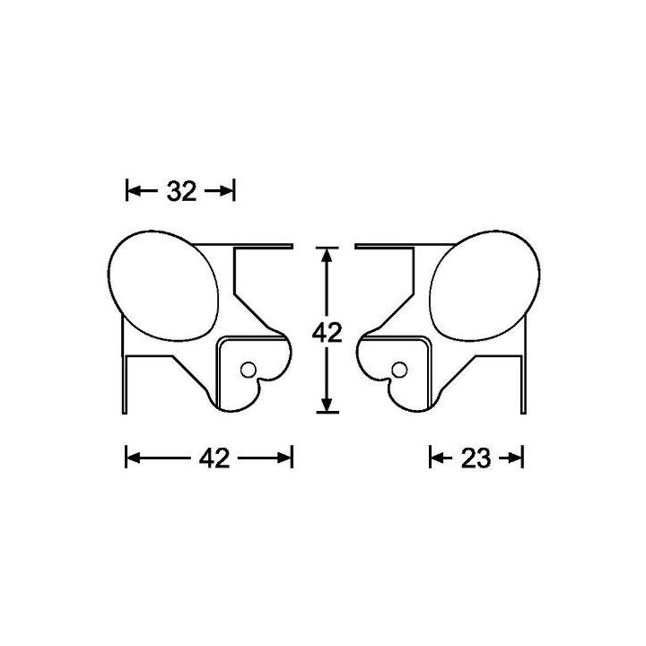 Adam Hall - 40802 - Cantoneres - Accessoris per Racks | Z-Bombilla