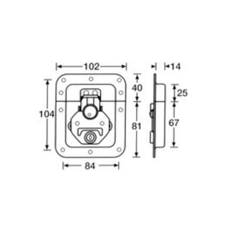 Adam Hall - 17290LS - Blocco per cremagliera | Z-Bombilla