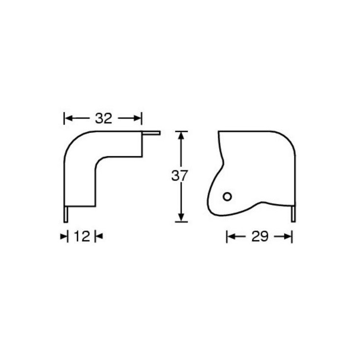 Adam Hall - 4023BLK - Corners - Accessoires pour Racks | Z-Bombilla