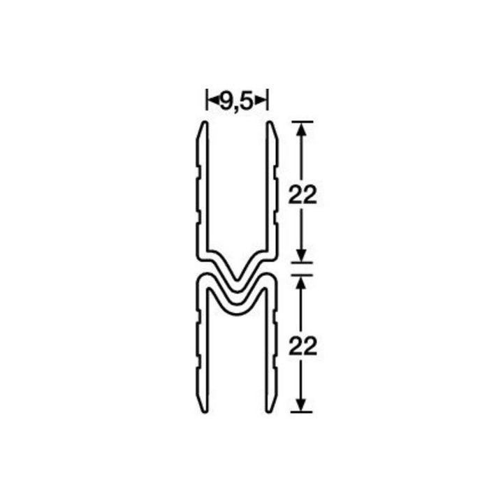 Adam Hall - 6123F - Perfis - Acessórios para Racks | Z-Bombilla