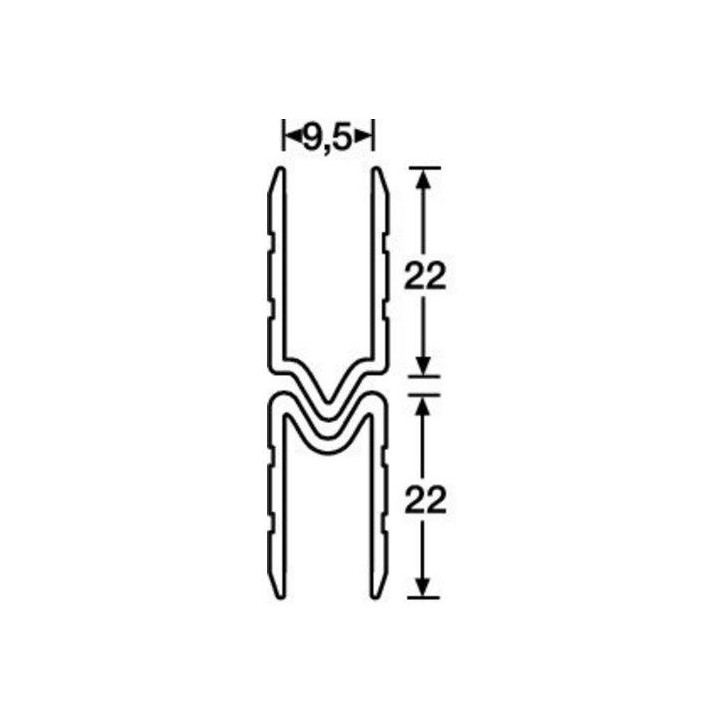 Adam Hall - 6123M - Perfis - Acessórios para Racks | Z-Bombilla