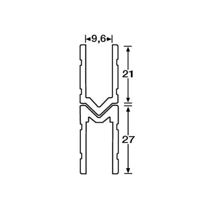 Adam Hall - 6144M - Profili - Accessori per Custodie | Z-Bombilla