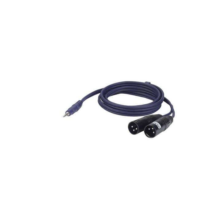 Dap Audio - FL46 - stereo mini Jack  2 XLR/M 3 p. - Os Cabo de Áudio - Canon - Jack | Z-Bombilla