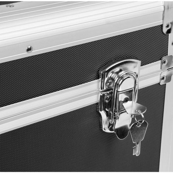 Skytec - RC80 Valise 12" pour vinyls, noire - Rack pour CD / Vinyls | Z-Bombilla