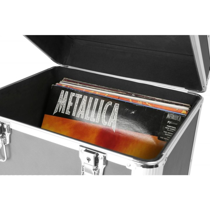 Skytec - RC100 Valise 12" pour vinyls, noire - Rack pour CD / Vinyls | Z-Bombilla