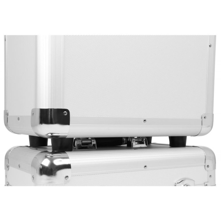 Skytec - RC80 12" Vinyl Record Case Silver - LP / CD Case | Z-Bombilla