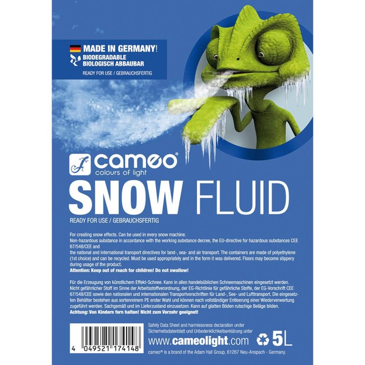 Cameo - CLFSNOW5L - Liquid Foam | Z-Bombilla