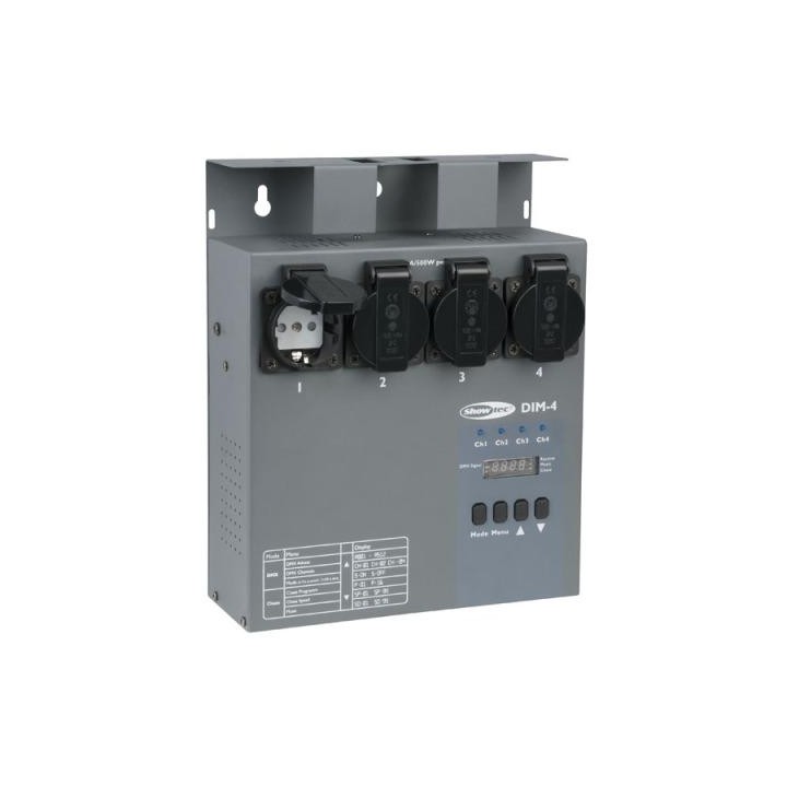 Showtec - DIM-4 - Dimmer 220V DMX-512 | Z-Bombilla