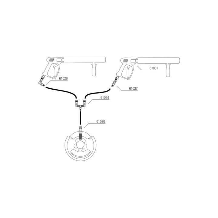 Showtec - CO2 Bottle to 3/8 Q-Lock adapter - Fogger - Accessoires | Z-Bombilla