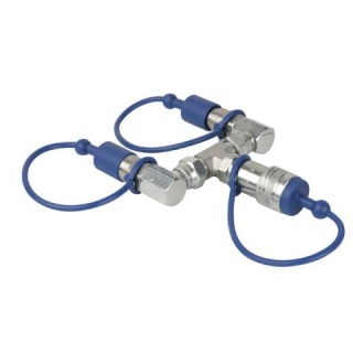 Showtec - CO2 3/8 Q-Lock 2-way combiner - Nebulizador - Acessórios | Z-Bombilla