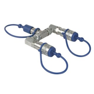 Showtec - CO2 3/8 Q-Lock 2-way splitter - Nebulizador - Acessórios | Z-Bombilla