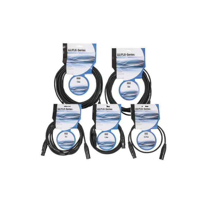 Dap Audio - XLR Mic cable X-type  0.75mtr - Câble Audio - Canon - Canon | Z-Bombilla