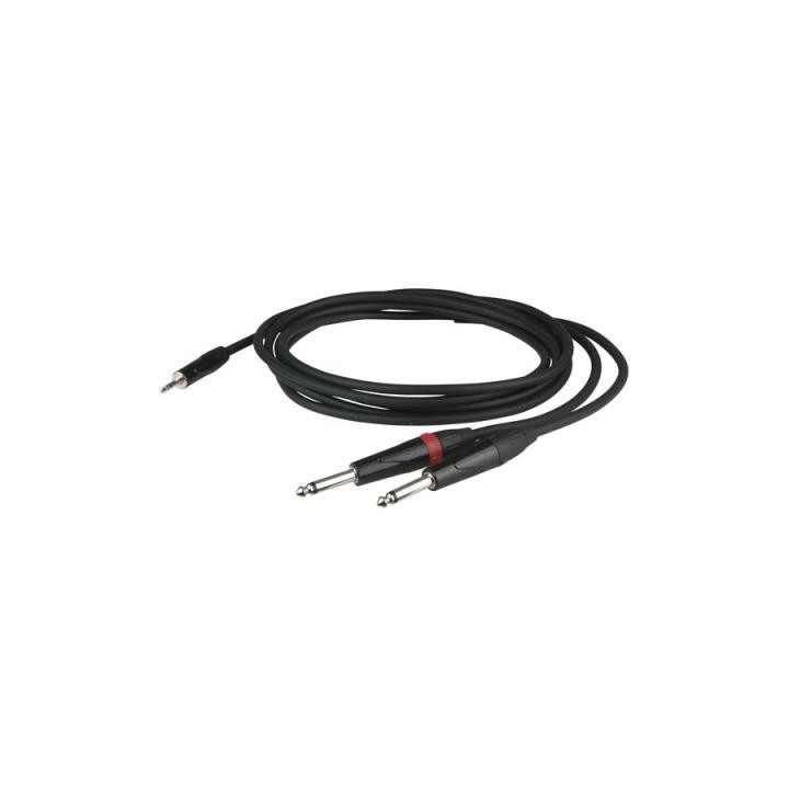 Dap Audio - Stereo Mini Jack/2 Jack 1,5mtr  - Cable d'Àudio - Jack - RCA | Z-Bombilla