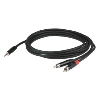 Dap Audio - Stereo mini jack   2 RCA Male 6m - Cable d'Àudio - Jack - RCA | Z-Bombilla
