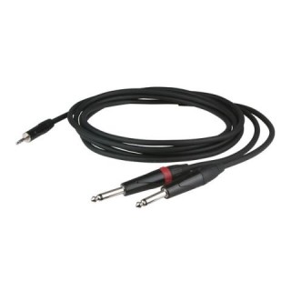 Dap Audio - Stereo Mini Jack/2 Jack 6,0mtr  - Cavo Audio - Jack - Jack | Z-Bombilla