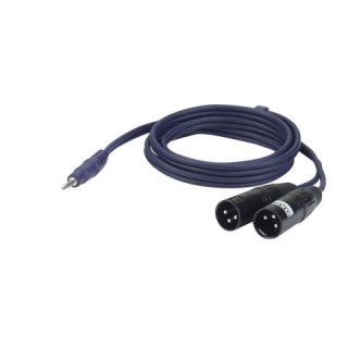 Dap Audio - Stereo 3,5mm jack-2x XLR-M 6mtr - Os Cabo de Áudio - Canon - Jack | Z-Bombilla