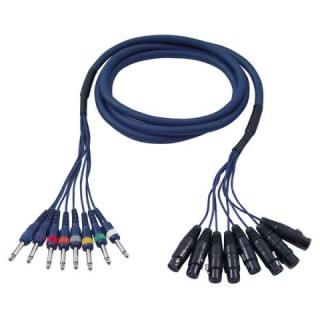 Dap Audio - Studiosnake 8 Way FL61300 - Multicore Cables Up to 12 ways | Z-Bombilla