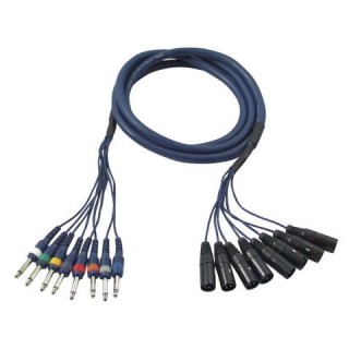 Dap Audio - Studiosnake  8 Way FL62300 - Multicore Cables Up to 12 ways | Z-Bombilla