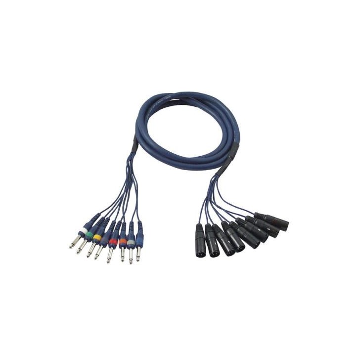 Dap Audio - Studiosnake  8 Way FL62300 - Multicore Cables Up to 12 ways | Z-Bombilla