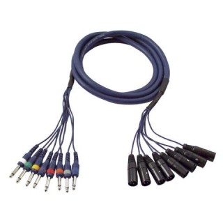 Dap Audio - Studiosnake  8 Way FL62600 - Multicore Cables Up to 12 ways | Z-Bombilla