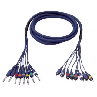 Dap Audio - Studiosnake  8 Way FL64600 - Multicore Cables Up to 12 ways | Z-Bombilla