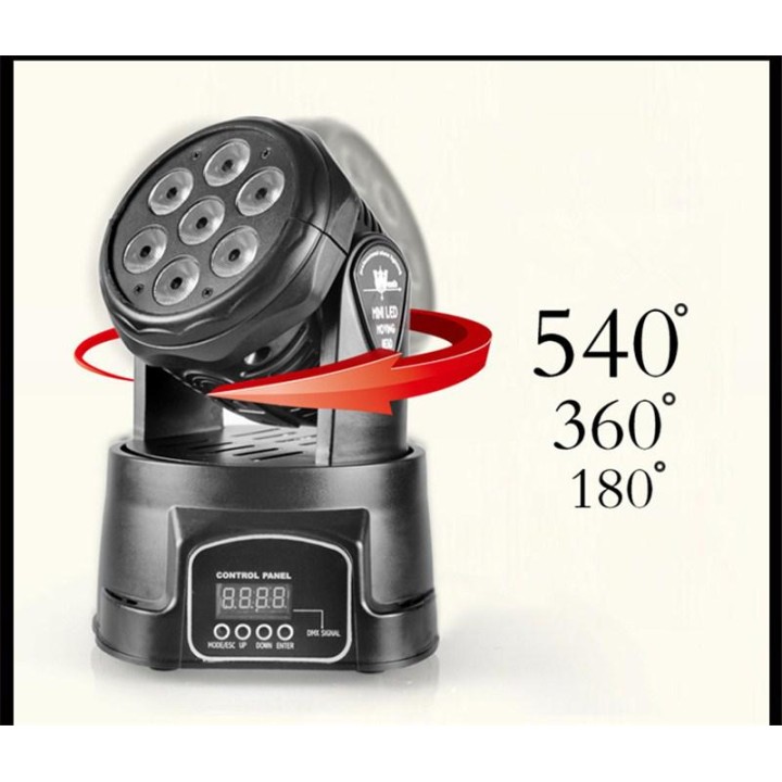 ZB - 7x12W led DMX Wash - LED Moving Head | Z-Bombilla