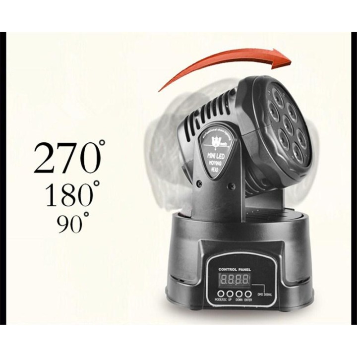 ZB - 7x12W led DMX Wash - LED Moving Head | Z-Bombilla