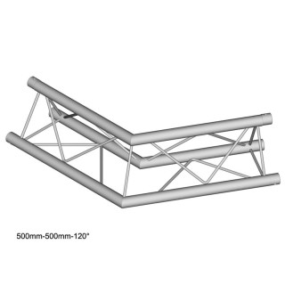 Duratuss - DT 23-C22-L120 - 3 Points Aluminium Truss 22 x 22 cm | Z-Bombilla