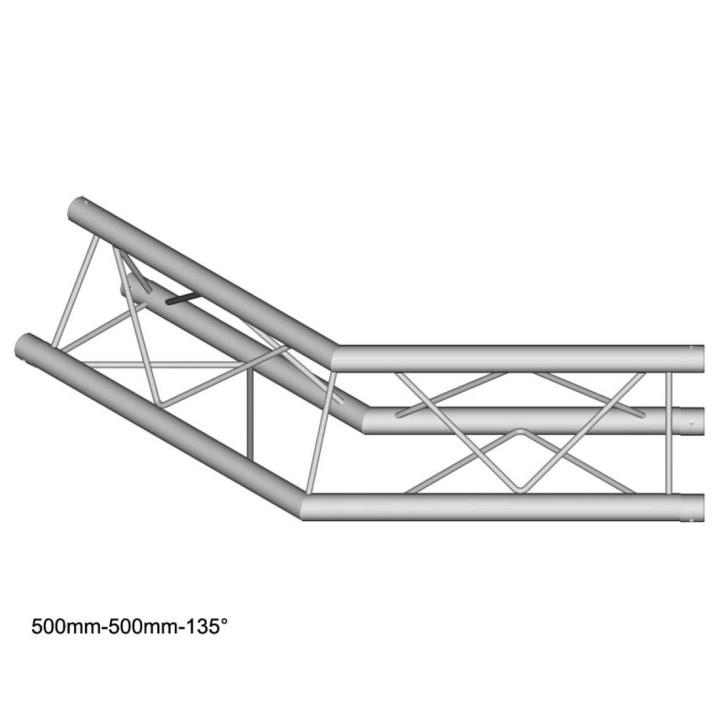 Duratuss - DT 23-C23-L135 - 3 Points Aluminium Truss 22 x 22 cm | Z-Bombilla