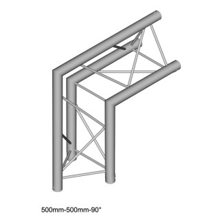 Duratuss - DT 23-C24-L90 - 3 Points Aluminium Truss 22 x 22 cm | Z-Bombilla