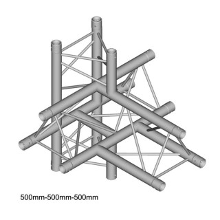 Duratuss - DT 23-T51-TUD - 3 Points Aluminium Truss 22 x 22 cm | Z-Bombilla
