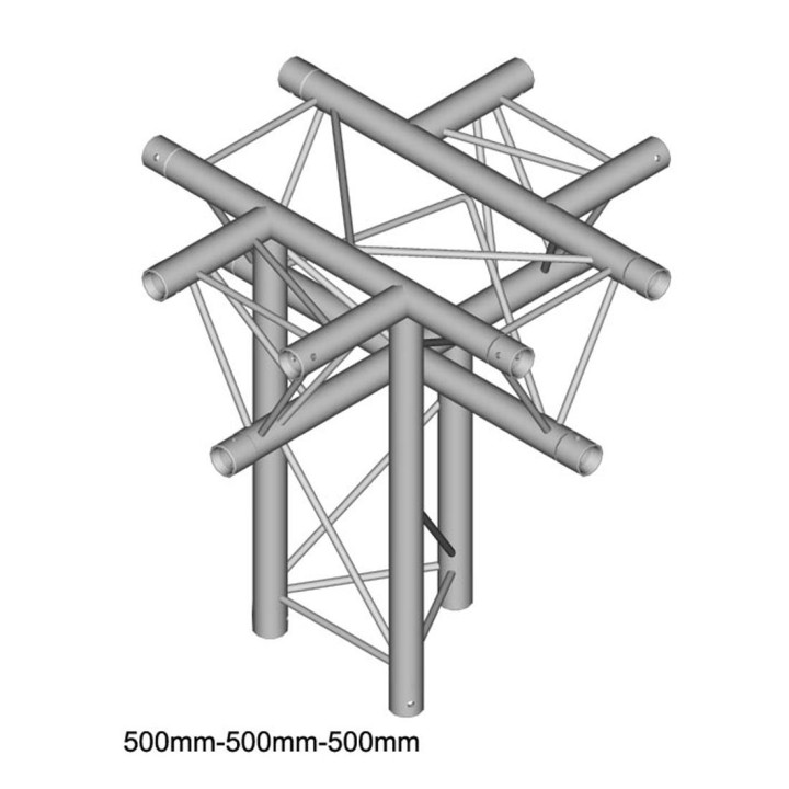Duratuss - DT 23-C53-XD - Truss Alumini Triangular 22 x 22 cm | Z-Bombilla