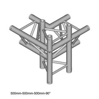 Duratruss - DT 33/2-C44-LUD - Marca Duratruss - 3 Points Aluminium Truss - Estruturas de alumínio | Z-Bombilla