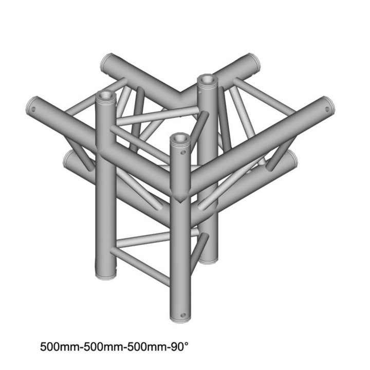 Duratruss - DT 33/2-C45-LUD - Marca Duratruss - 3 Points Aluminium Truss - Estruturas de alumínio | Z-Bombilla