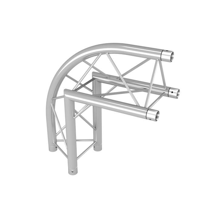 Duratruss - DT 23-C24R-L90 - 3 Points Aluminium Truss 22 x 22 cm | Z-Bombilla