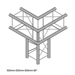Duratruss - DT 24-C30-L90 - Marca Duratruss - 4 Points Aluminium Truss | Z-Bombilla
