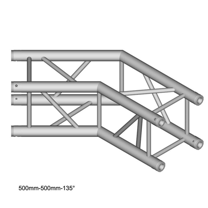 ZB - DT 34/2-C23-L135 - Marca Duratruss - 4 Points Aluminium Truss | Z-Bombilla
