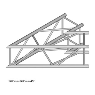 Duratruss - DT 44/2-C19-L45 - Marca Duratruss - 4 Points Aluminium Truss | Z-Bombilla