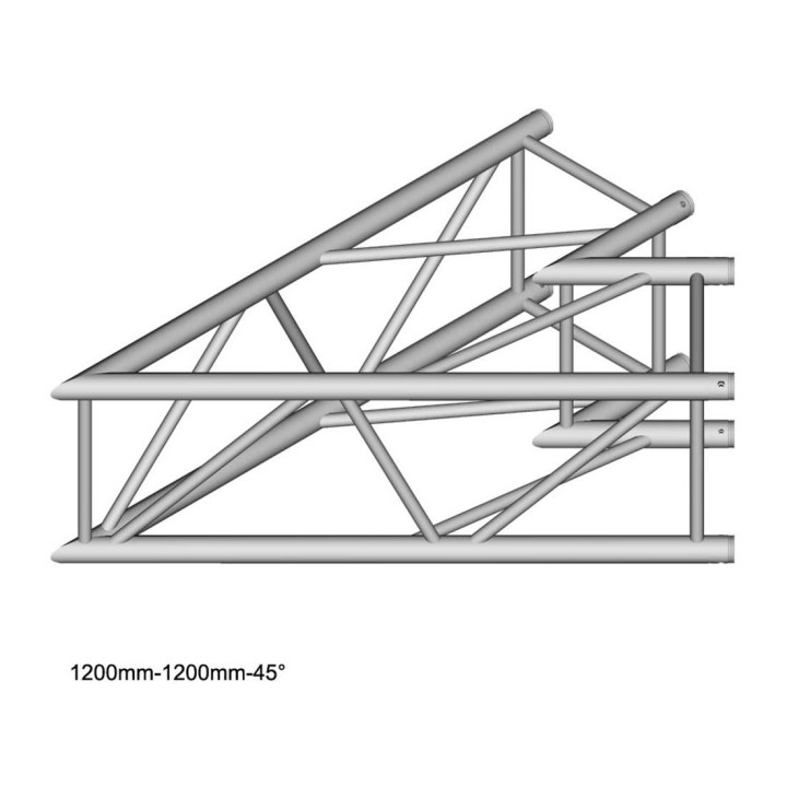 Duratruss - DT 44/2-C19-L45 - Marca Duratruss - 4 Points Aluminium Truss | Z-Bombilla