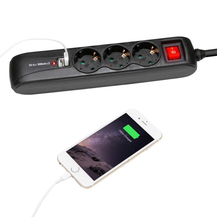 Adam Hall - 8747S3USB - Base Socket | Z-Bombilla