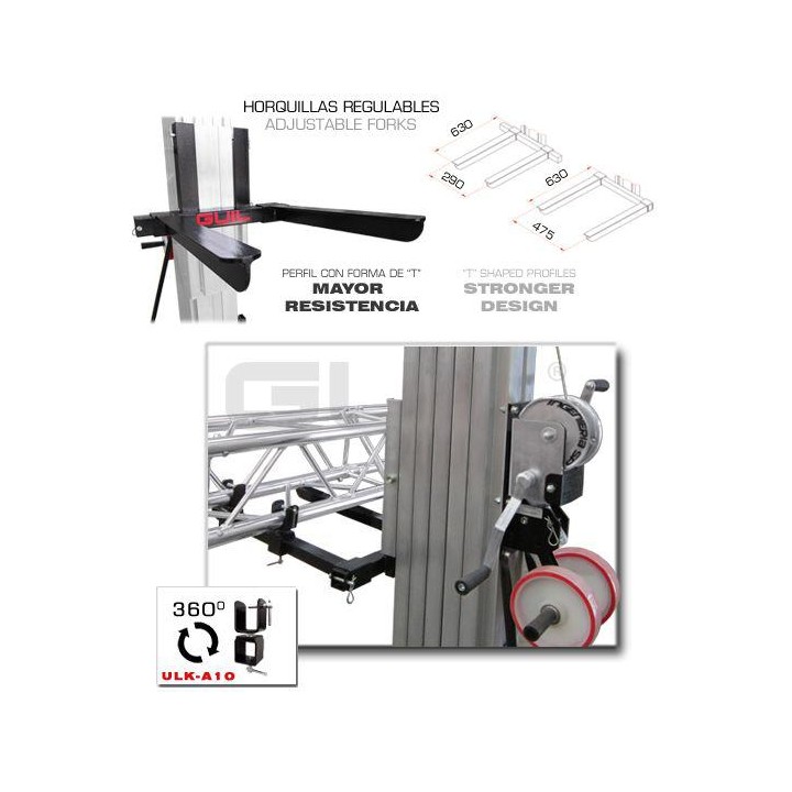Guil - ULK 650XL - Winch Stand | Z-Bombilla